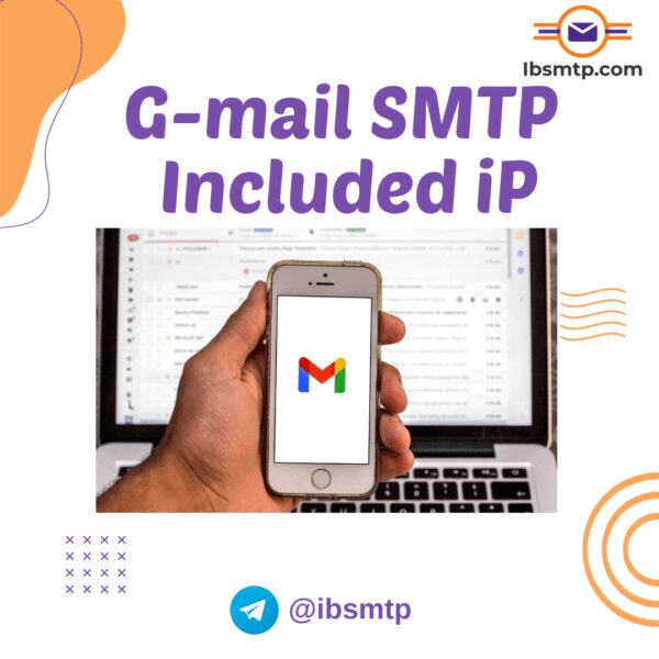 Gmail SMTP lifetime 2F+App Pass Enable+1month Ip