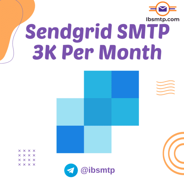 SendGrid 3k mail send per month - 1 month